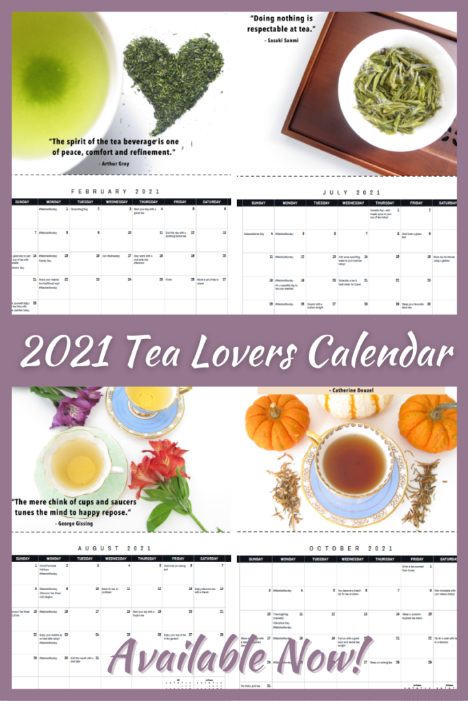 Календарь для любителей чая на 2021 год