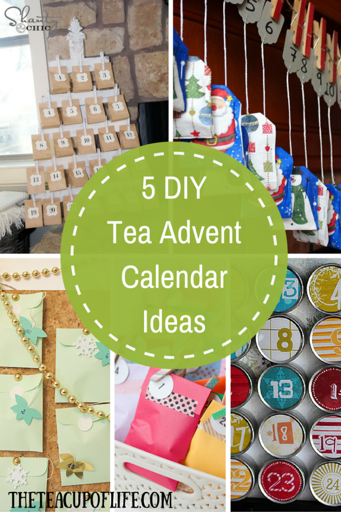 5 DIY идей чайного адвент-календаря