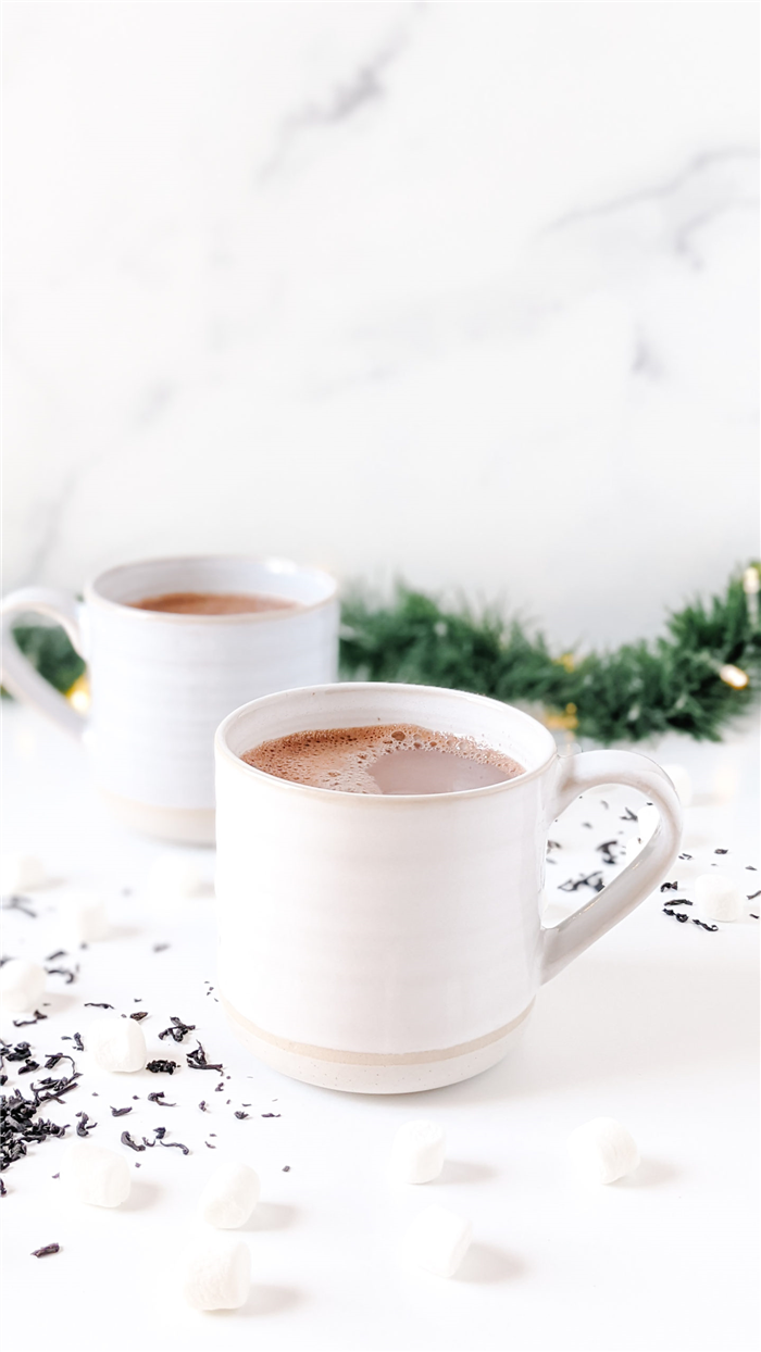 горячий шоколад с чайным настоем
