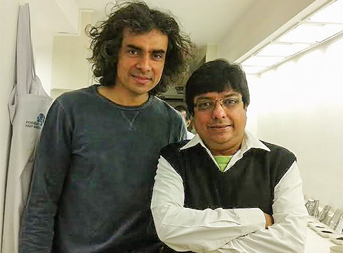 Сумон Маджумдар с верным сторонником Namring и болливудским режиссером Имтиазом Али.