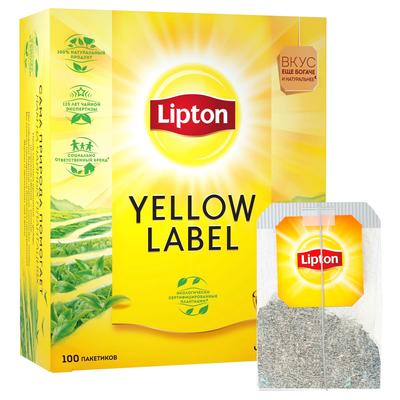 Чай Черный Lipton Yellow Label 100 Пакетиков - разбор вопроса