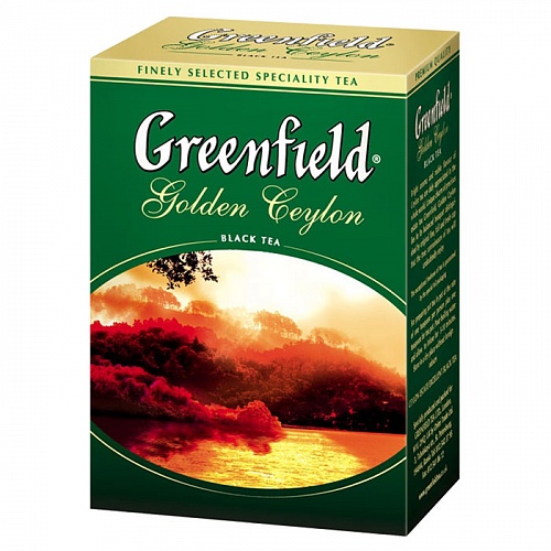 Чай Черный Greenfield Golden Ceylon 200 Г - основные характеристики