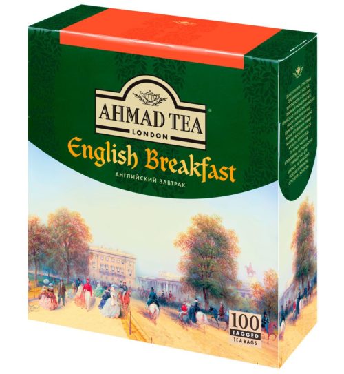 Чай Ahmad English Breakfast Черный 100 Пакетиков - детально о чае