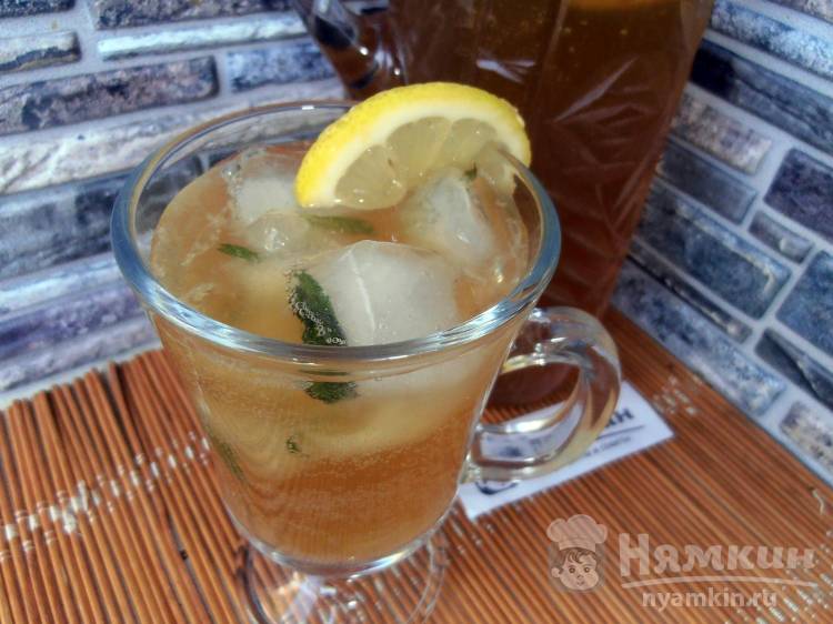 Напиток Из Зеленого Чая Лимона И Минералки - описание